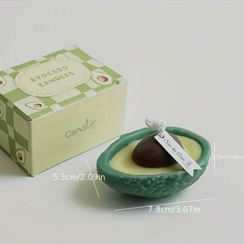 2pcs Avocado Candle: Handcrafted Stone Wax - Urban Lifestyle Furniture