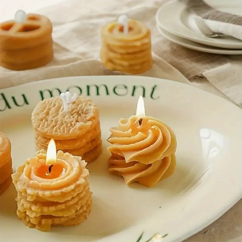 4pcs Aromatherapy Cookie Candle Gift Set - Urban Lifestyle Furniture Trading LLC
