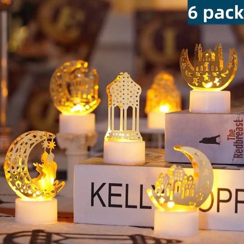 6pcs LED Ramadan & EID Table Lights - Urban Lifestyle Furniture