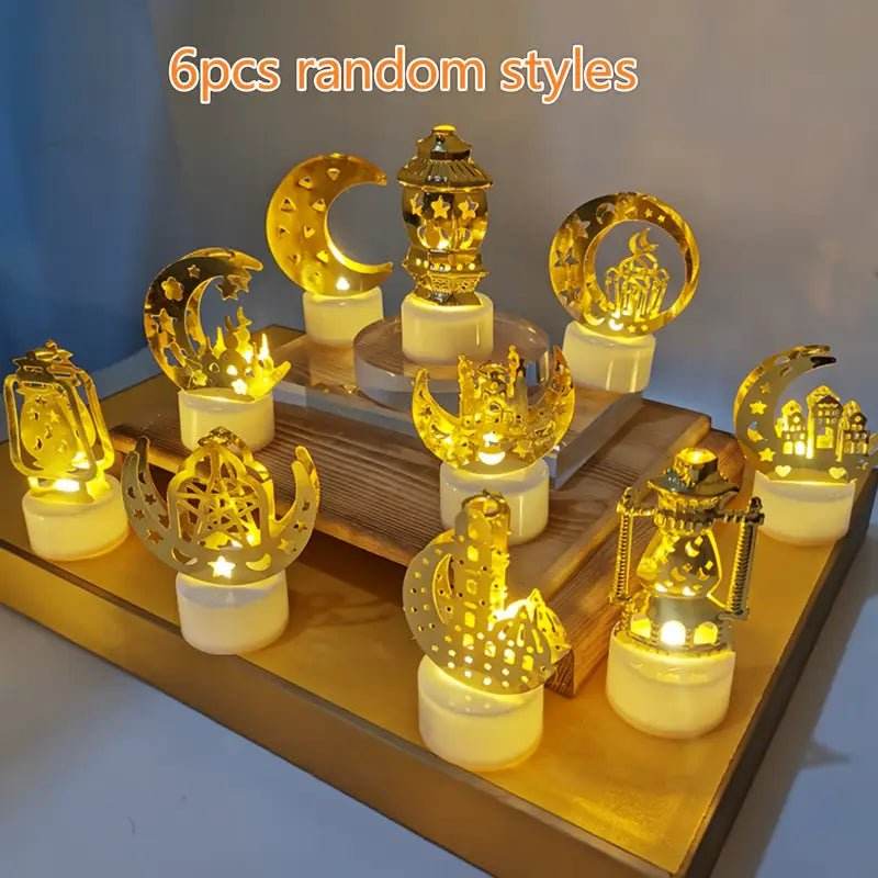 6pcs LED Ramadan & EID Table Lights - Urban Lifestyle Furniture