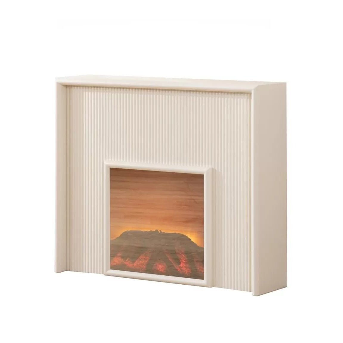 Baker Fireplace Display Console Cream - Urban Lifestyle Furniture
