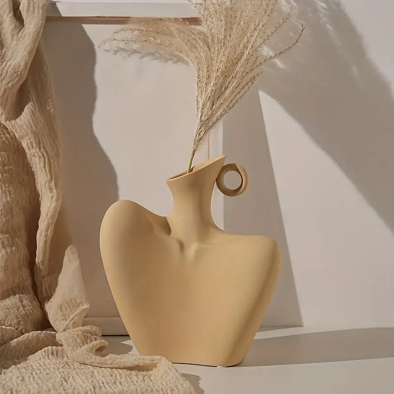 Body Collarbone Ceramic Vase - Urban Lifestyle Furniture Trading LLC