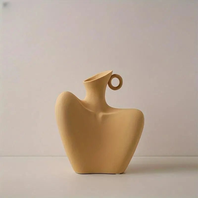 Body Collarbone Ceramic Vase - Urban Lifestyle Furniture Trading LLC