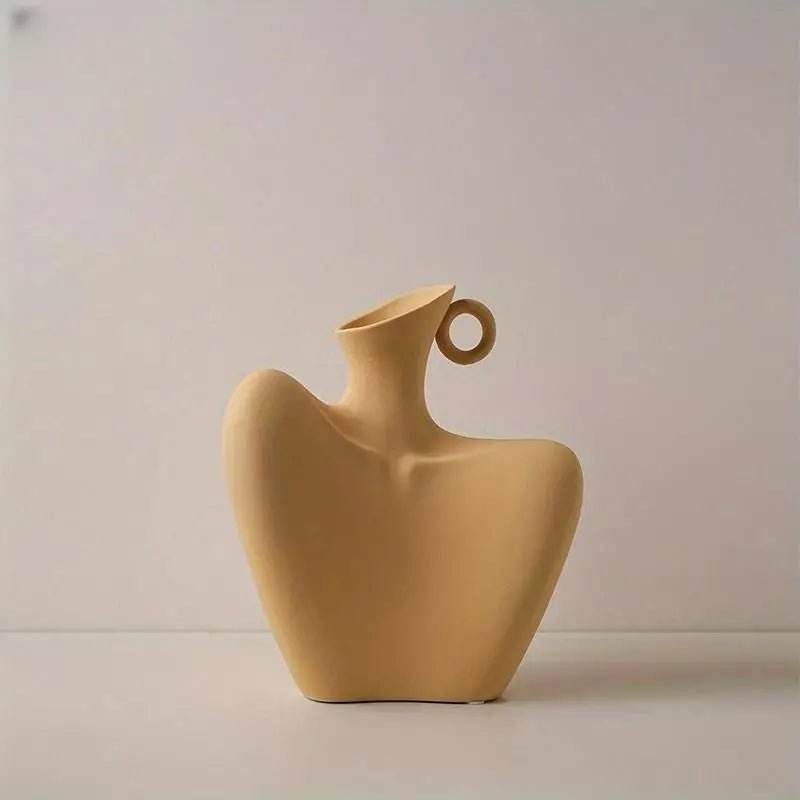 Body Collarbone Ceramic Vase - Urban Lifestyle Furniture