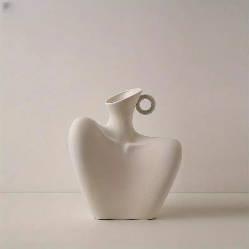 Body Collarbone Ceramic Vase - Urban Lifestyle Furniture Trading LLC