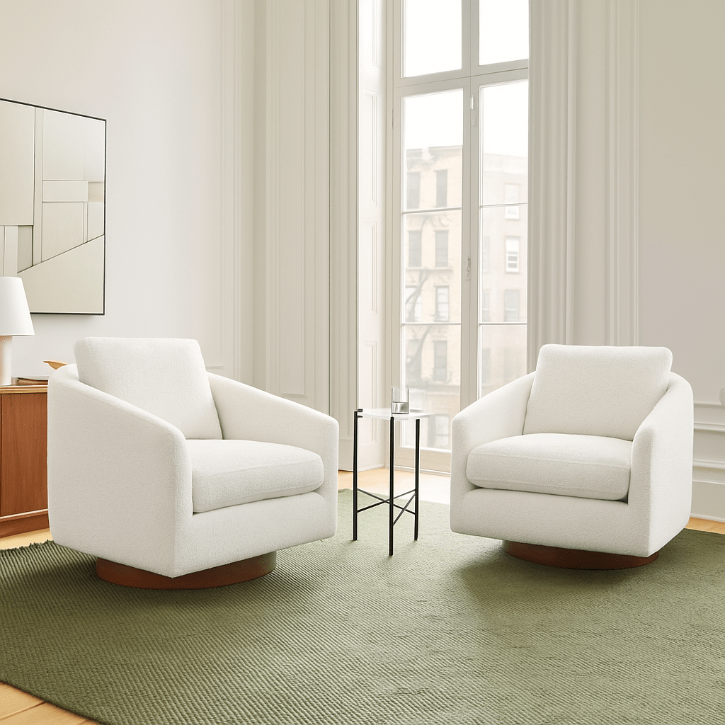 Carlo Swivel Armchair - Urban Lifestyle Furniture