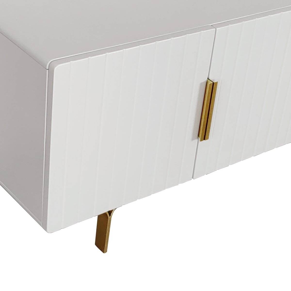 Carter Tv Unit White 200cm - Urban Lifestyle Furniture