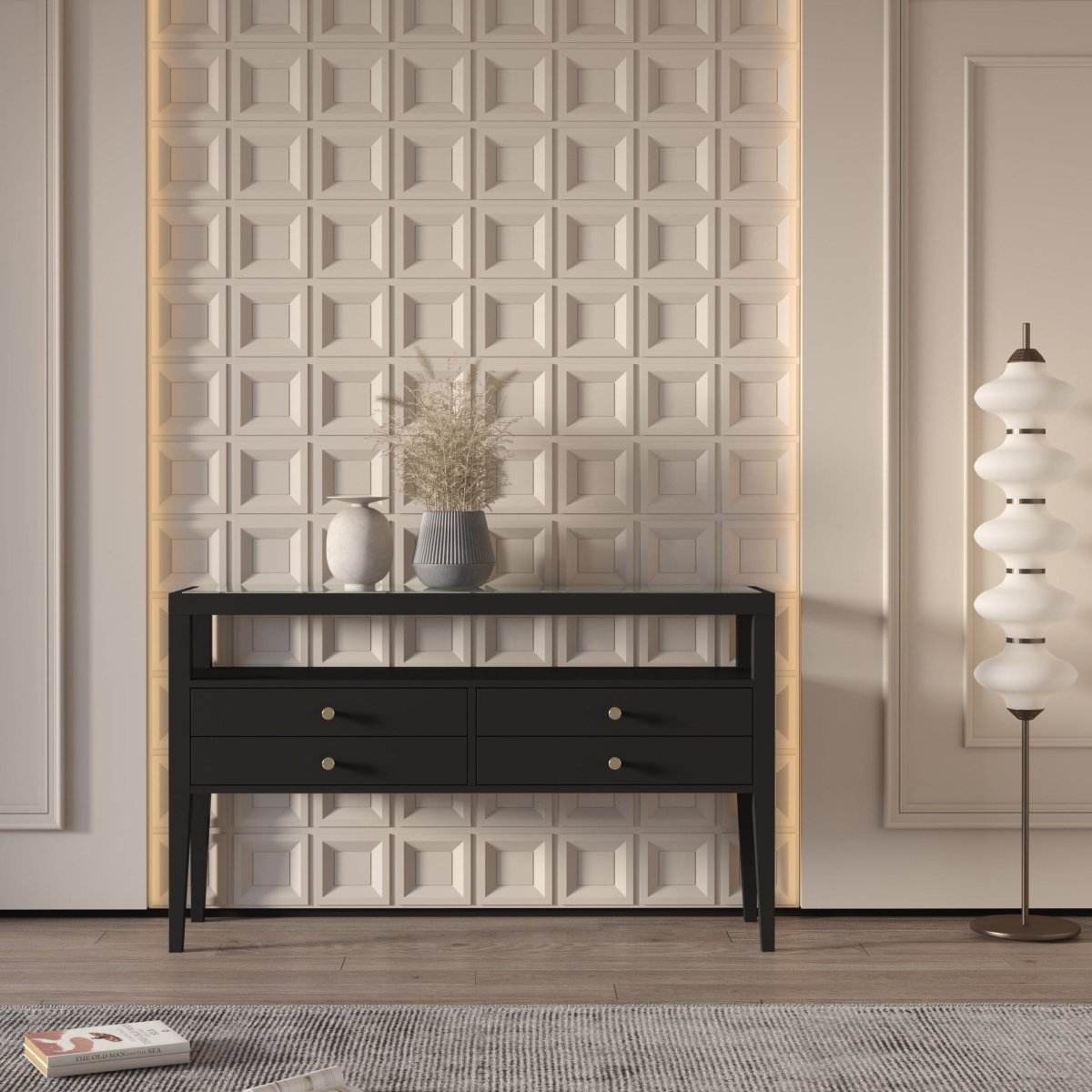 Cleo Console Table Black - Urban Lifestyle Furniture