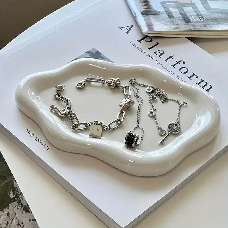 Cloud Ceramic Decorative Storage Tray - Urban Lifestyle Furniture