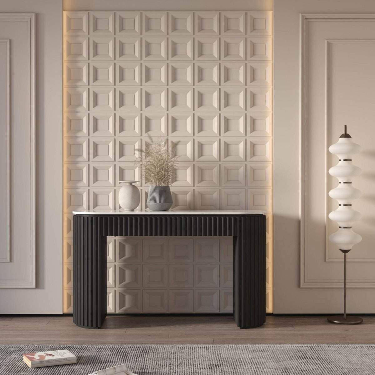 Dasha Console Table Black - Urban Lifestyle Furniture