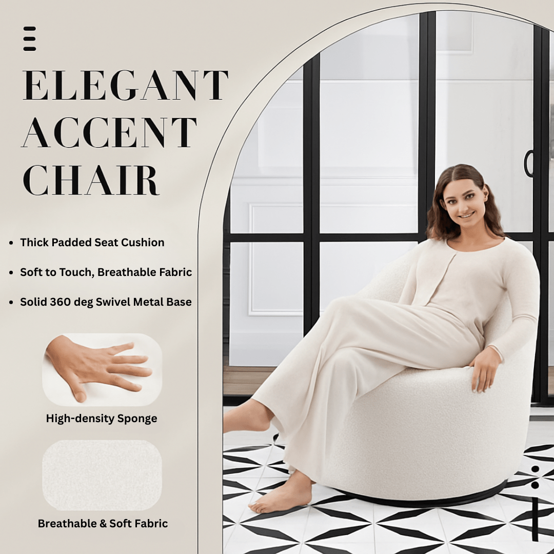 Fate Swivel Accent Chair - Urban Lifestyle Furniture