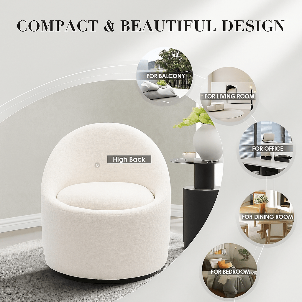 Fate Swivel Accent Chair - Urban Lifestyle Furniture