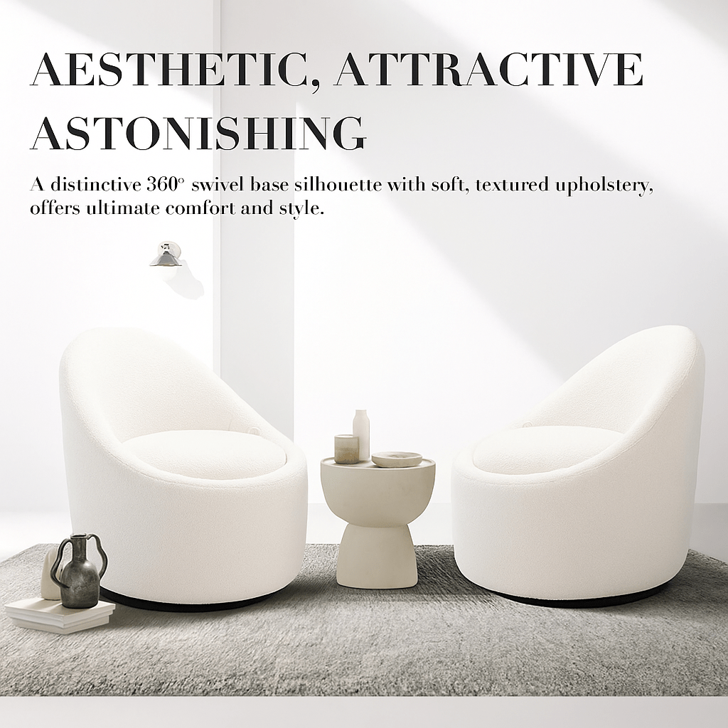 Fate Swivel Accent Chair - Urban Lifestyle Furniture