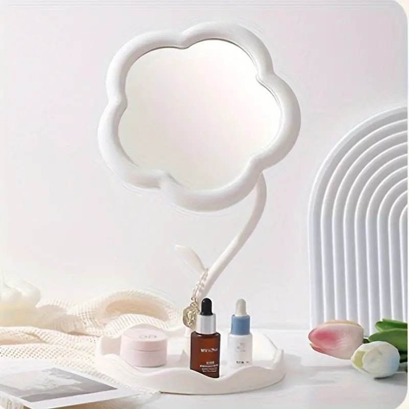 Flower-Shaped Makeup Mirror - Urban Lifestyle Furniture