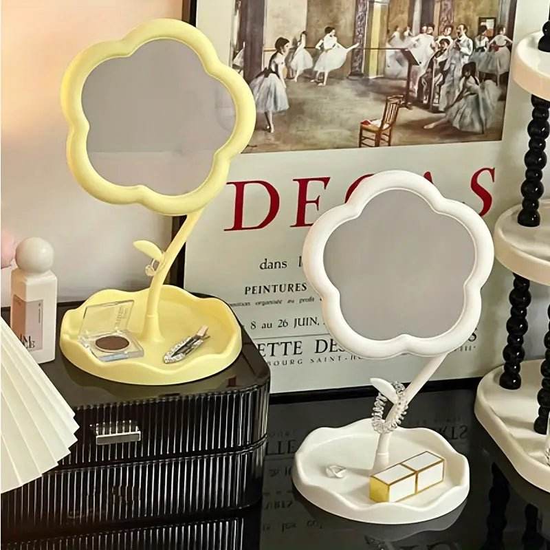 Flower-Shaped Makeup Mirror - Urban Lifestyle Furniture
