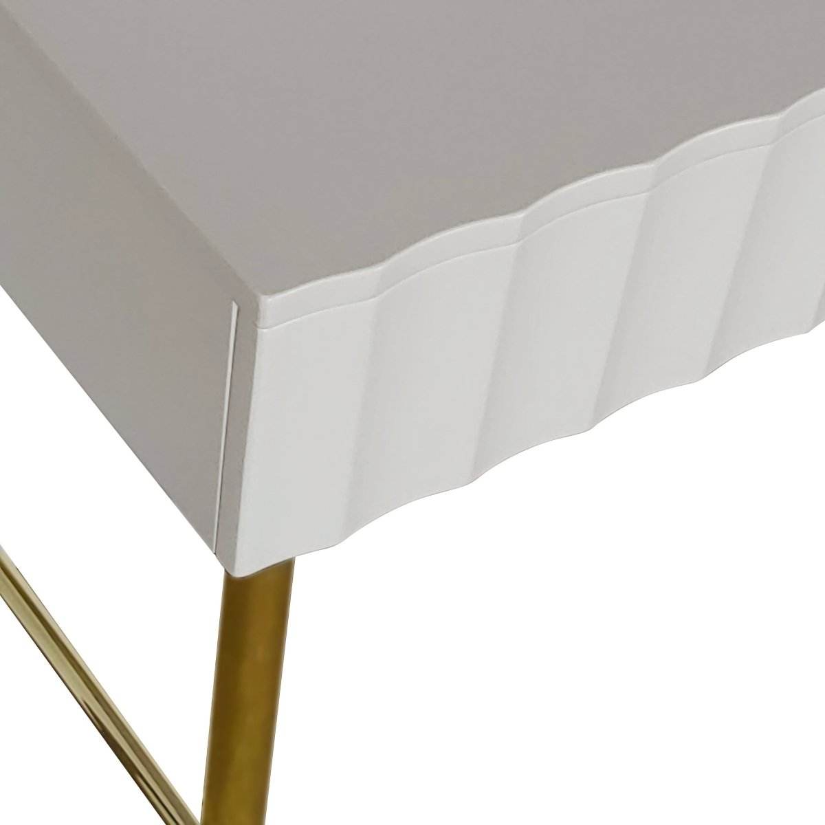 Flute Console Table White - Urban Lifestyle Furniture