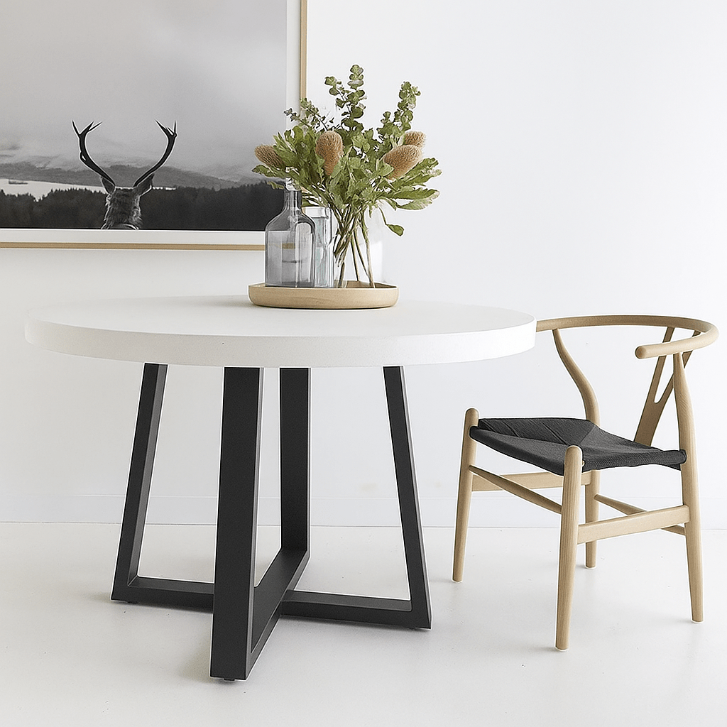 Grace Indoor/Outdoor Round Dining Table - Urban Lifestyle Furniture