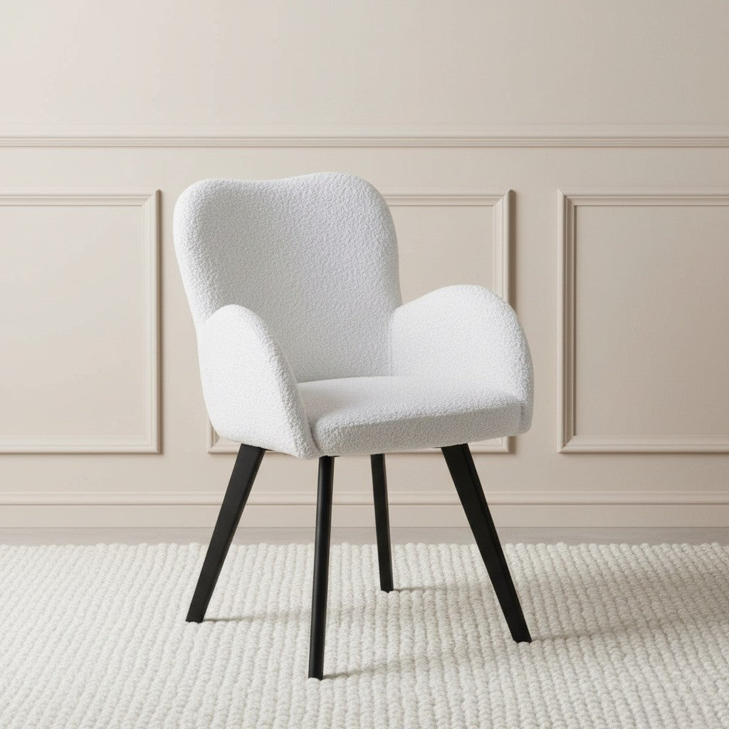 Harper Bouclé Dining Chair - Urban Lifestyle Furniture
