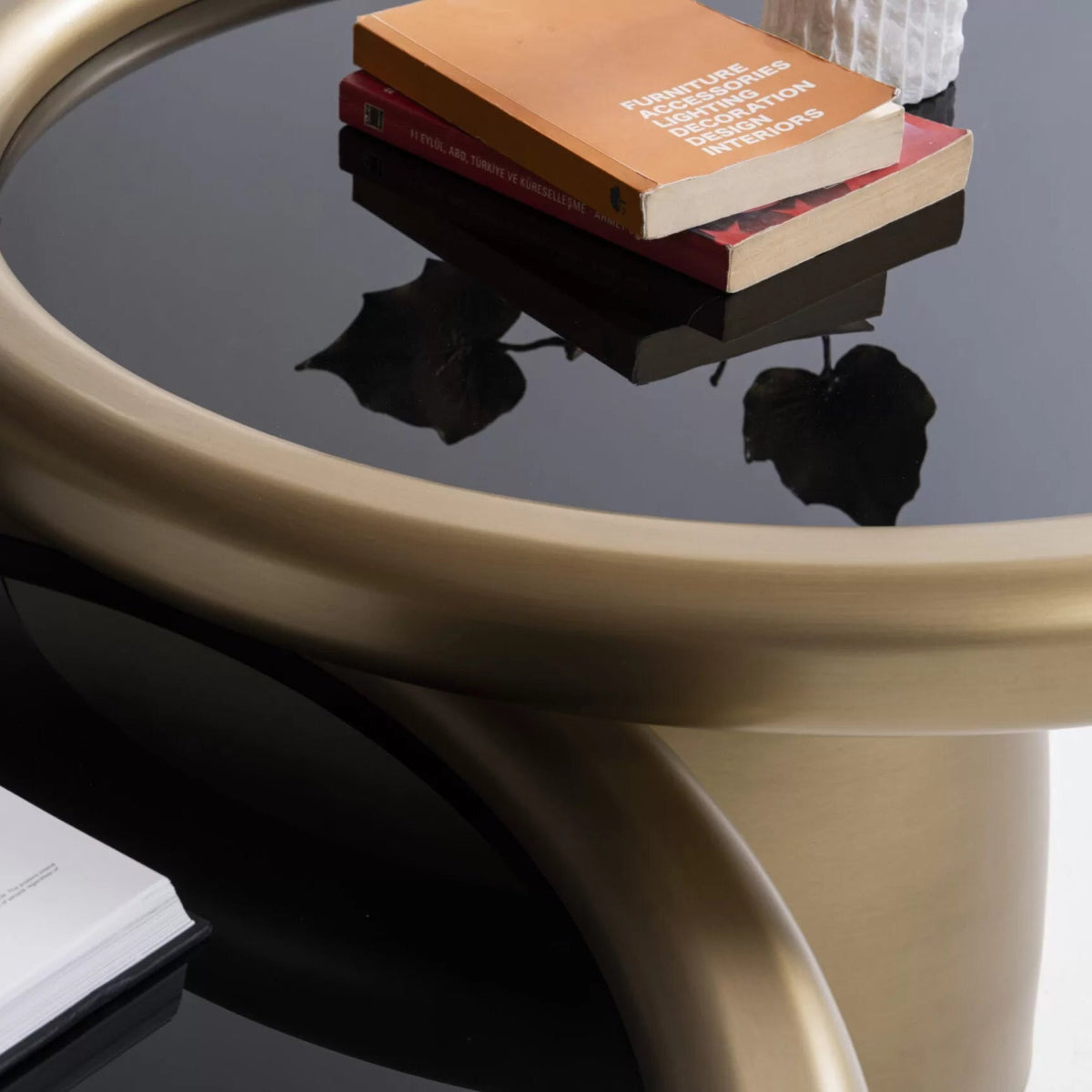Intense Gold Black Coffee Table Set - Urban Lifestyle Furniture