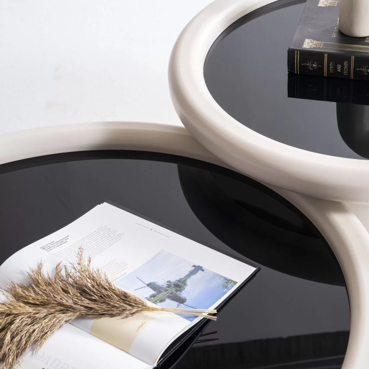 Intense Sand Black Coffee Table Set - Urban Lifestyle Furniture