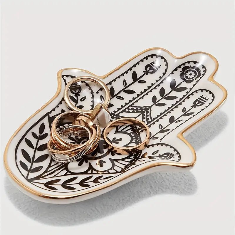 Jewelry Dish Ring Dish Ceramic - Urban Lifestyle Furniture Trading LLC