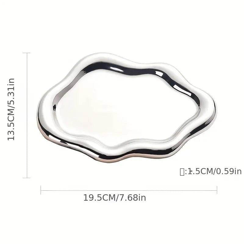 Jewelry Dish Trinket Tray Unique Cloud Shape Cute Jewelry Storage Plate - Urban Lifestyle Furniture