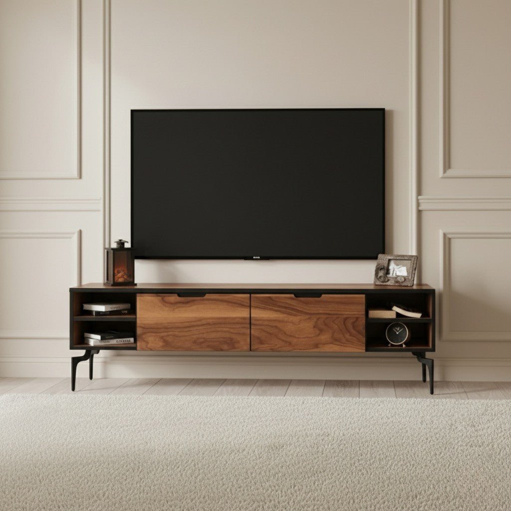 Joberg Wooden Tv Unit 180cm - Urban Lifestyle Furniture