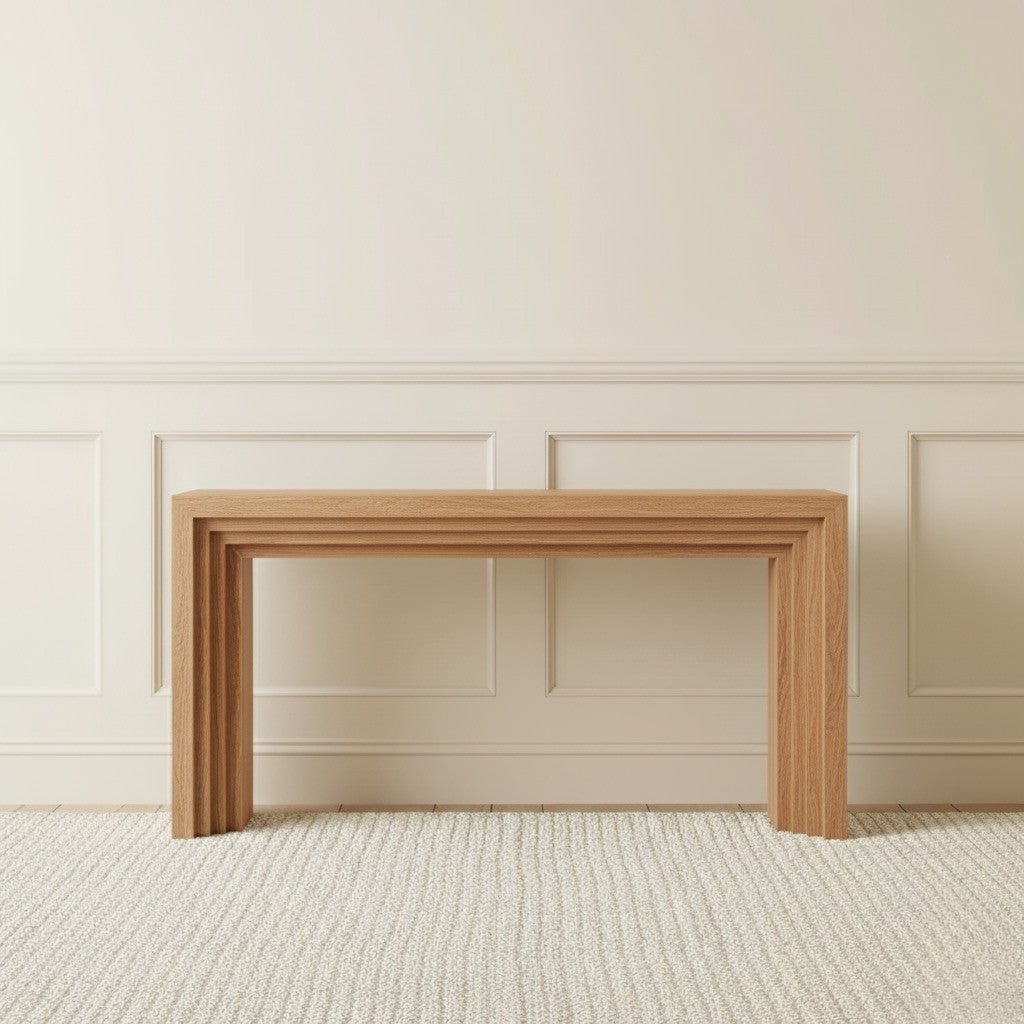 Meridian Console Table Oak - Urban Lifestyle Furniture