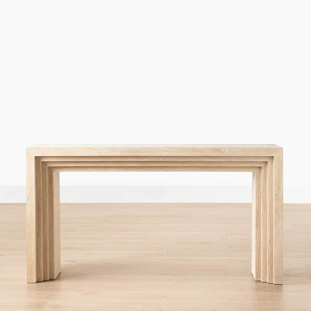 Meridian Console Table Oak - Urban Lifestyle Furniture