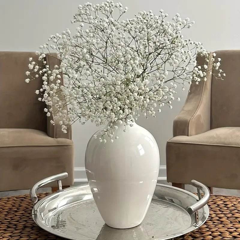 Modern White Ceramic Vase - Urban Lifestyle Furniture