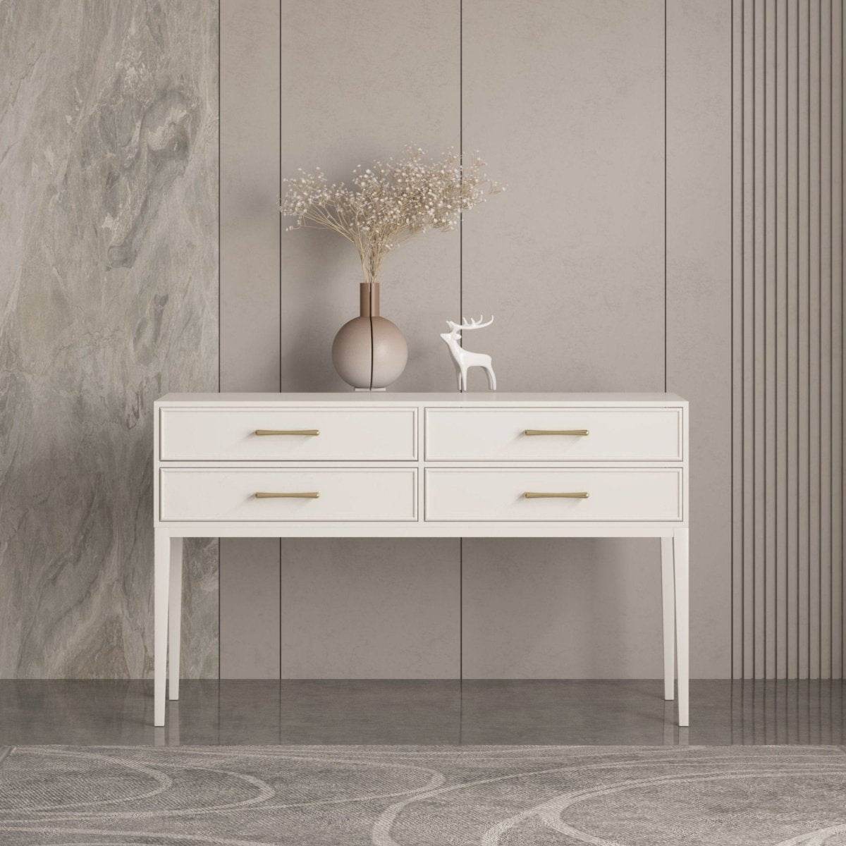 Moderno Console Table White - Urban Lifestyle Furniture