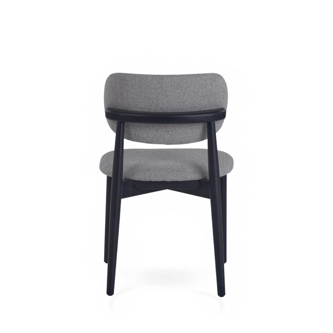 Nova Wood Dining Chair Black - Urban Lifestyle Furniture