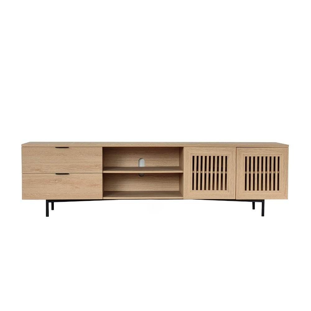 Parker Tv Unit Oak 200cm - Urban Lifestyle Furniture