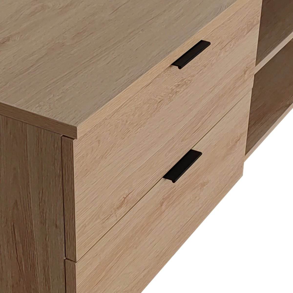 Parker Tv Unit Oak 200cm - Urban Lifestyle Furniture