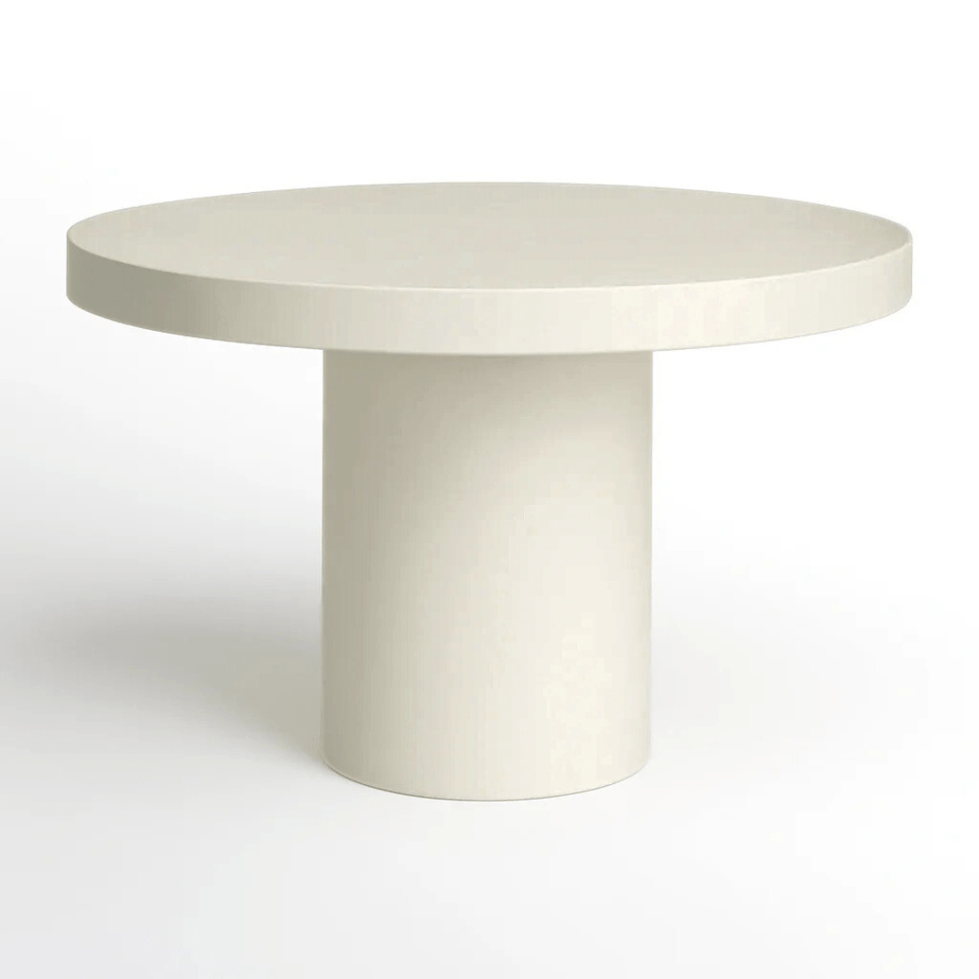 Porto Concrete Indoor/Outdoor Dining Table Sand - Urban Lifestyle Furniture