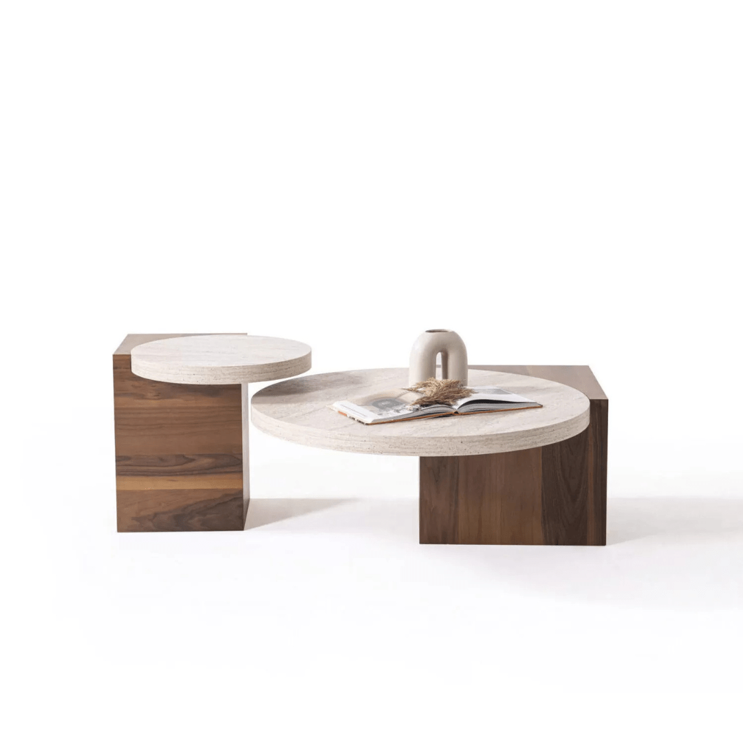 Supreme Coffee Table Set Walnut - Urban Lifestyle Furniture
