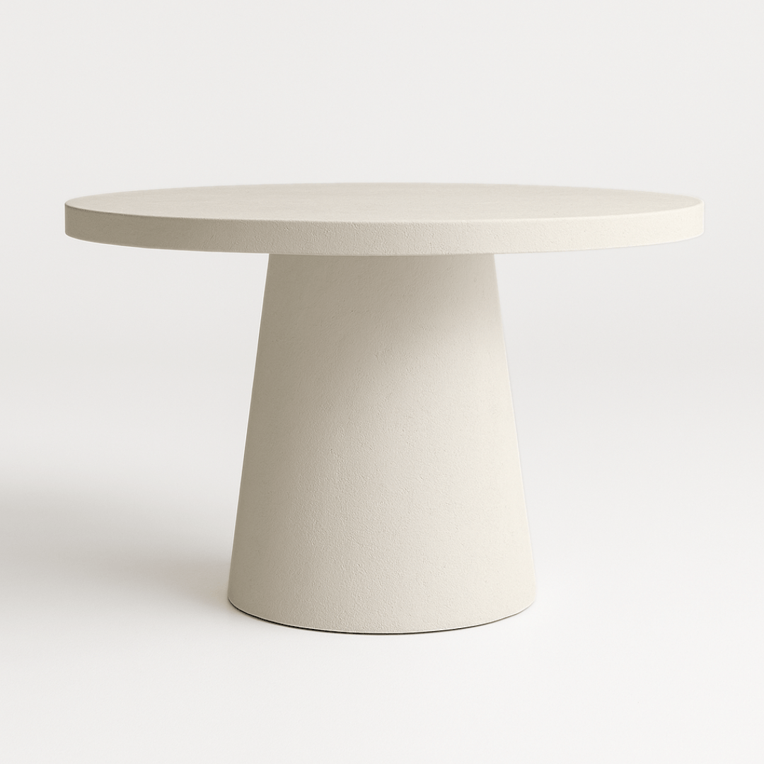 Tulip Concrete Indoor/Outdoor Dining Table Beige - Urban Lifestyle Furniture