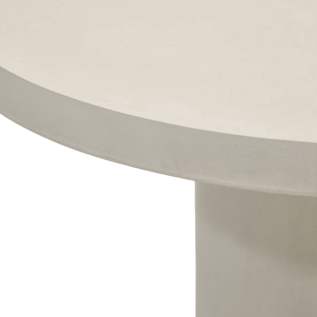 Tulip Concrete Indoor/Outdoor Dining Table Beige - Urban Lifestyle Furniture