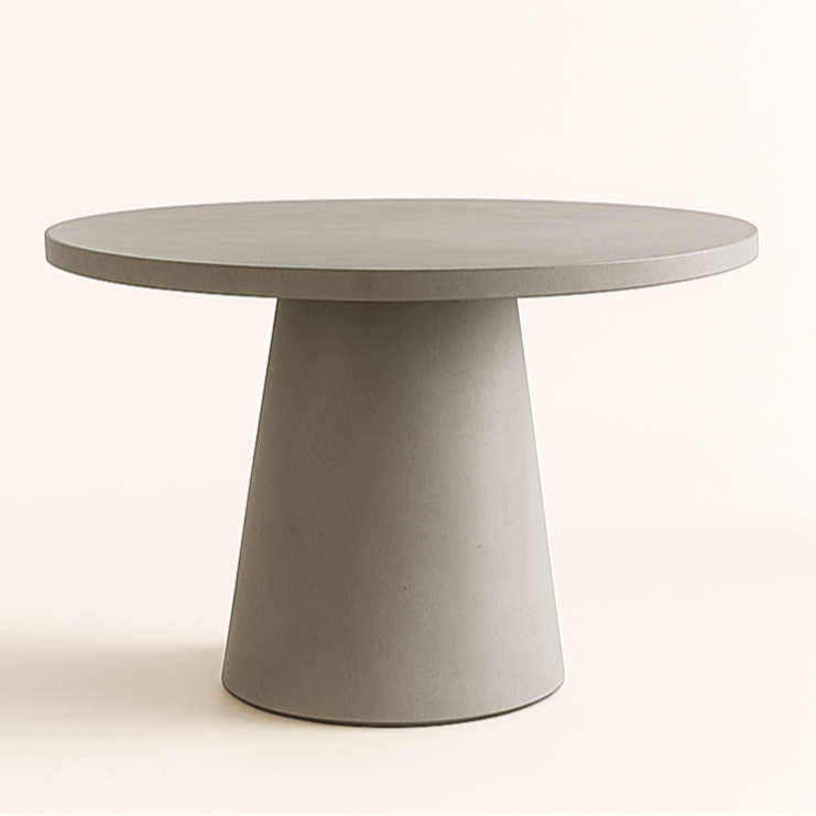 Tulip Concrete Indoor/Outdoor Dining Table Grey - Urban Lifestyle Furniture