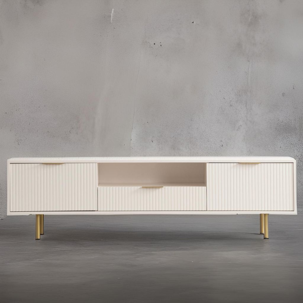 Zara Tv Unit Cream 200cm - Urban Lifestyle Furniture