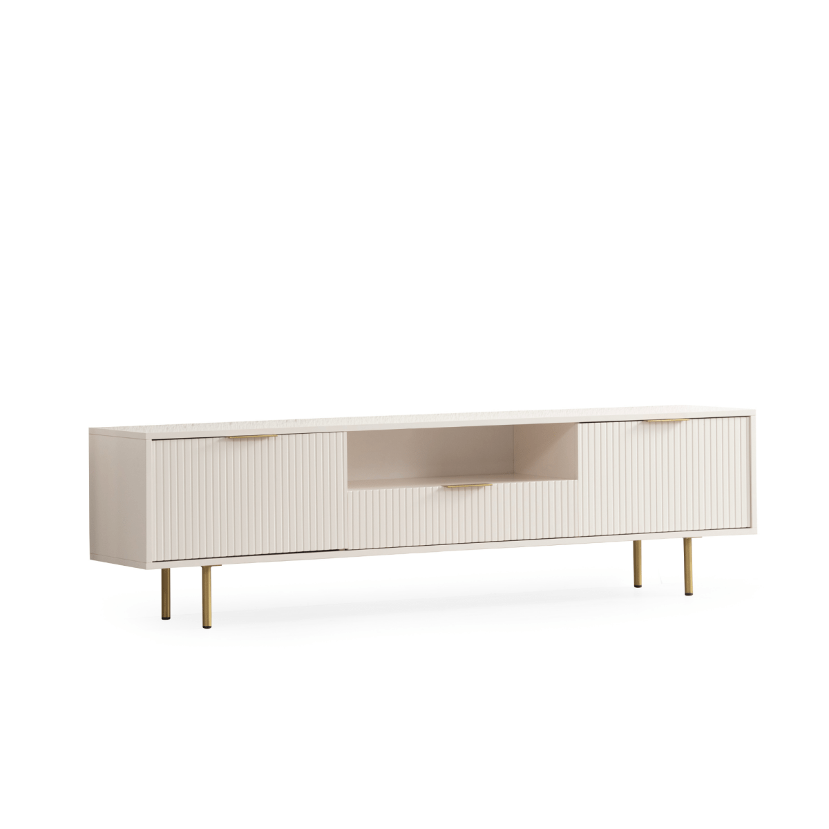 Zara Tv Unit Cream 200cm - Urban Lifestyle Furniture