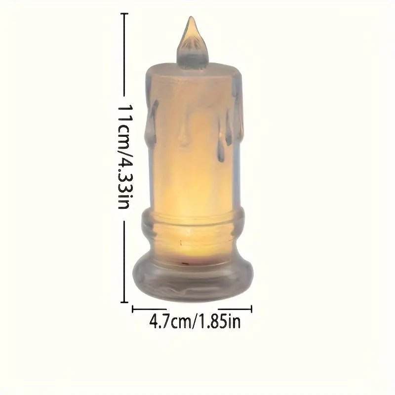 4pcs Acrylic LED Flameless Candles - Urban Lifestyle Furniture