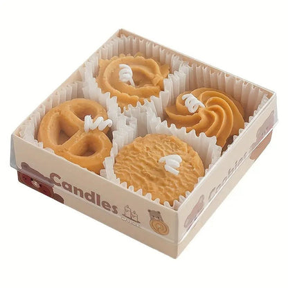 4pcs Aromatherapy Cookie Candle Gift Set - Urban Lifestyle Furniture Trading LLC