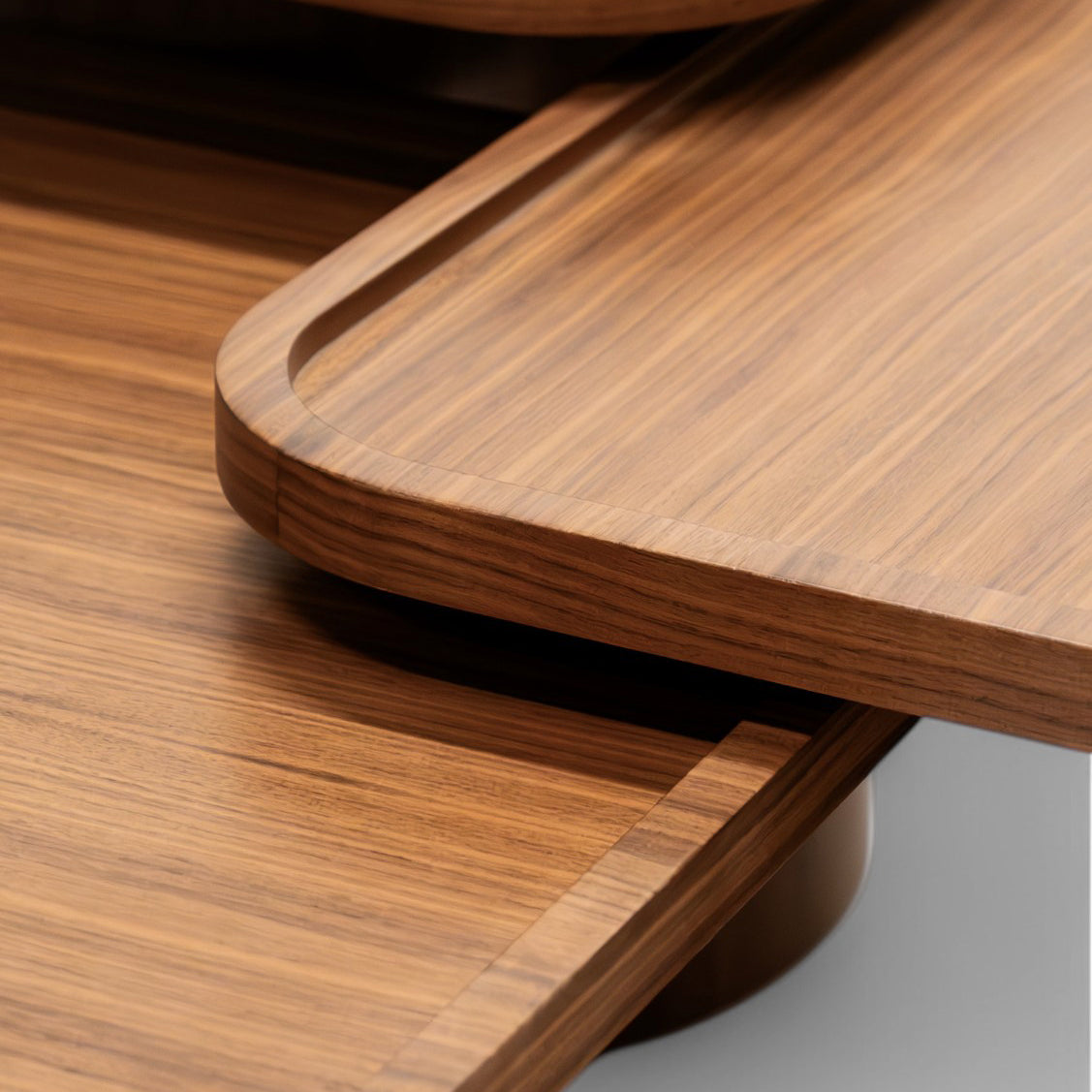 Rodir Coffee Table Set Walnut