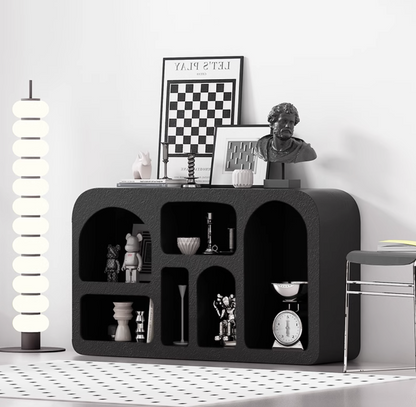 Cave Black Console Table