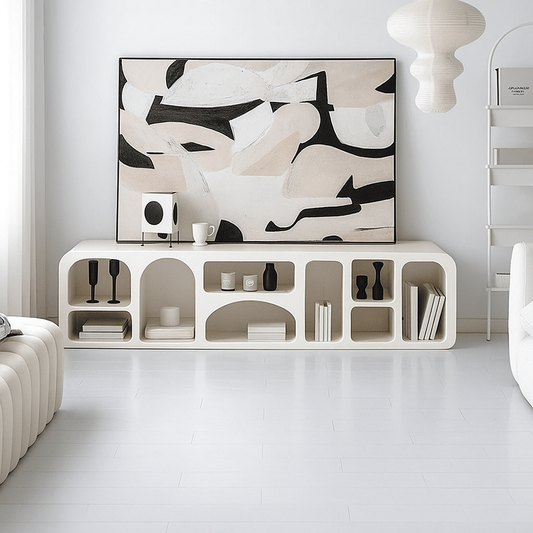 Cave Tv Unit White 200cm