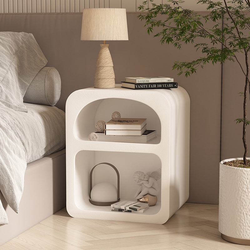 Cave White Side Table