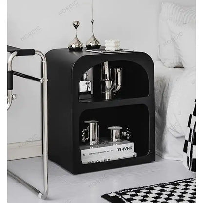 Cave Black Side Table