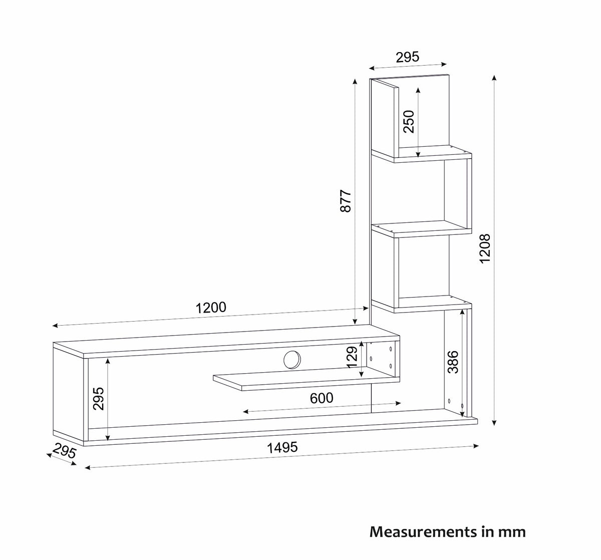 Arbora TV Console Unit