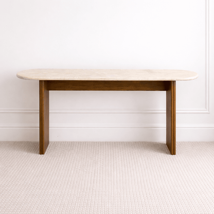 Arabia Marble Console Table Beige - Urban Lifestyle